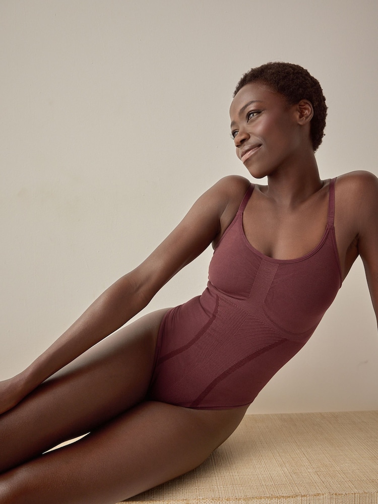 Chocolate Nude Firm Tummy Control Bodies - Image 1 of 9 Chocolate Nude Firm Tummy Control Bodies - Image 1 of 9