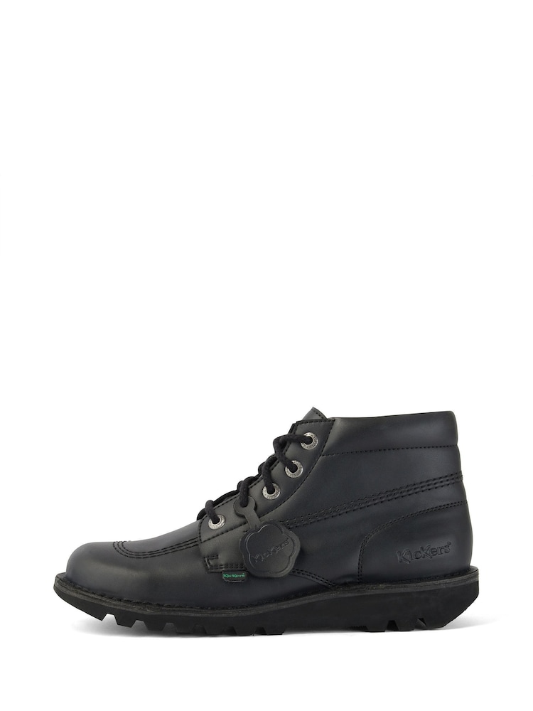 Kickers Kick Hi Vegan Black Shoes - Image 2 of 6