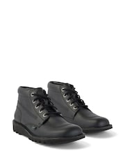 Kickers Kick Hi Vegan Black Shoes - Image 3 of 6