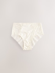 Orange/Cream/Marine - Culotte en dentelle Fleuri 3 Pack - Image 10 of 12