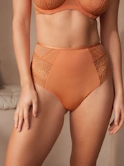 Orange/Cream/Marine - Culotte en dentelle Fleuri 3 Pack - Image 2 of 12
