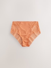 Orange/Cream/Marine - Culotte en dentelle Fleuri 3 Pack - Image 9 of 12