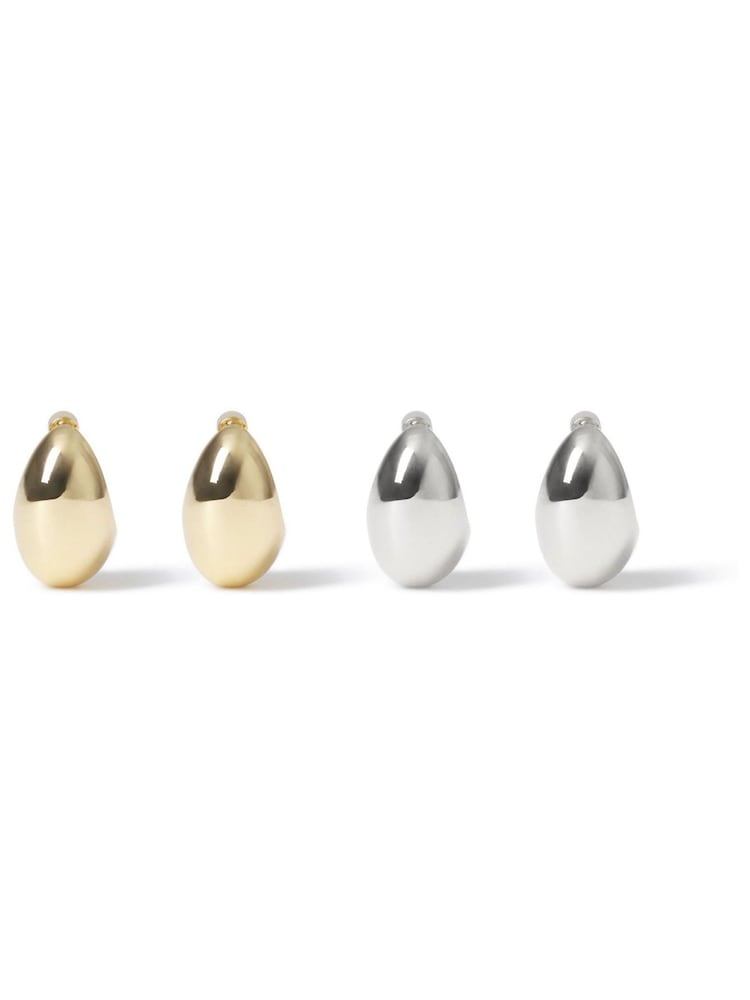 Aela Gold/Silver Tone Teardrop Earrings 2 Pack - Image 4 of 4