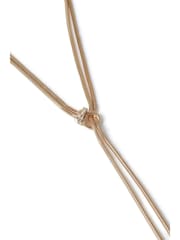 Aela Gold Tone Snake Effect Chain Necklace - Image 4 of 5