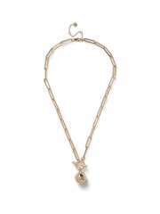 Aela Gold Tone Celestial Ball Necklace - Image 3 of 4