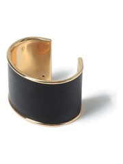 Aela Leather Look Cuff Black Bracelet - Image 2 of 3