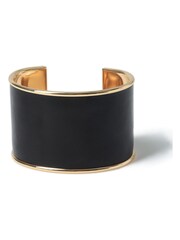 Aela Leather Look Cuff Black Bracelet - Image 3 of 3