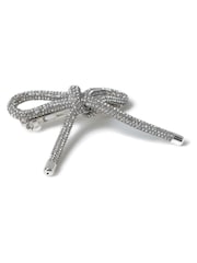 Aela Black 2 Pack Bow Clips With Rhinstone - Image 2 of 2