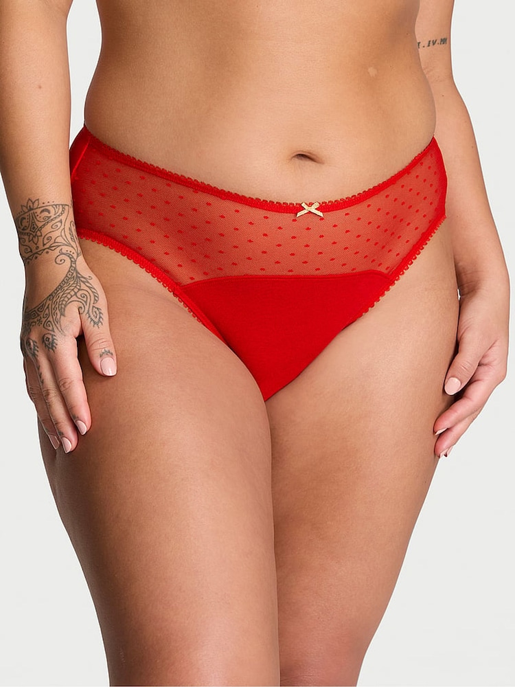 Victoria's Secret Lipstick Red Brief Knickers - Image 1 of 3