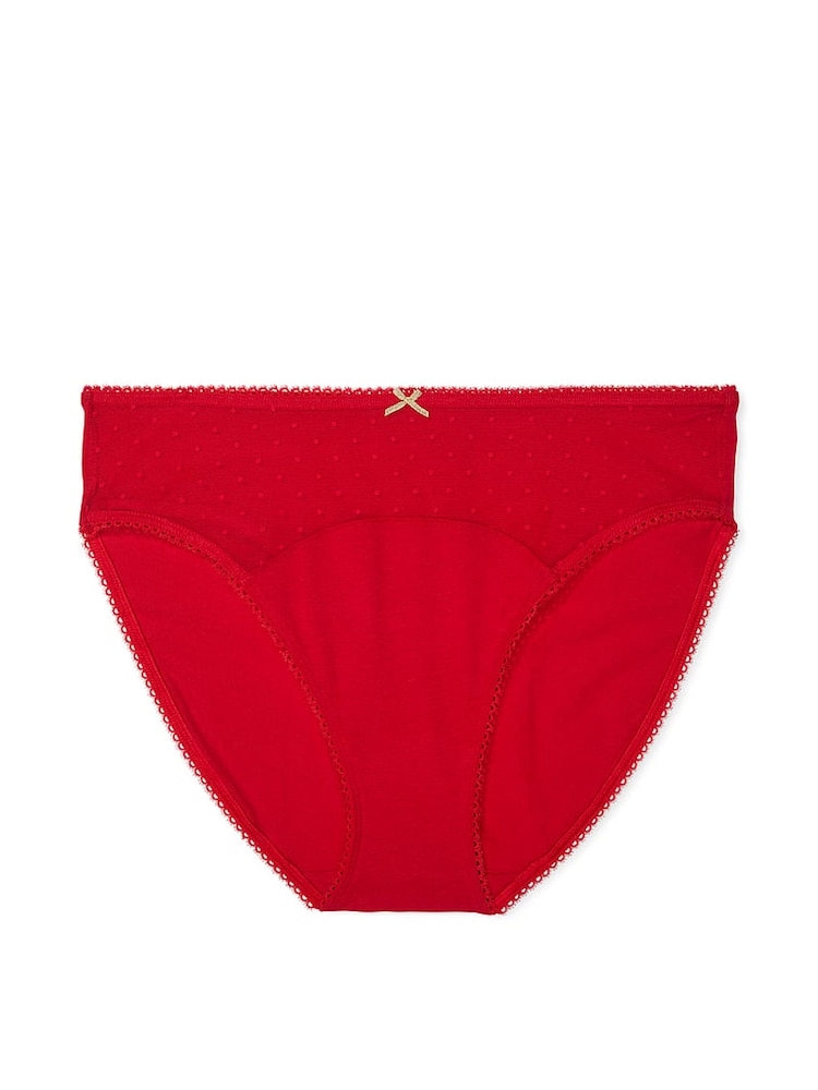Victoria's Secret Lipstick Red Brief Knickers - Image 3 of 3
