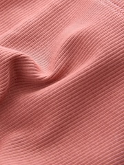 Rust Pink 1 Pack Rib Flare Leggings (3-16yrs) - Image 6 of 7