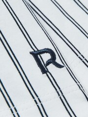 Reiss Navy/White Stripe Cohen Set 13-14 yrs Brushed-Cotton Striped Pyjamas Set - Image 5 of 5