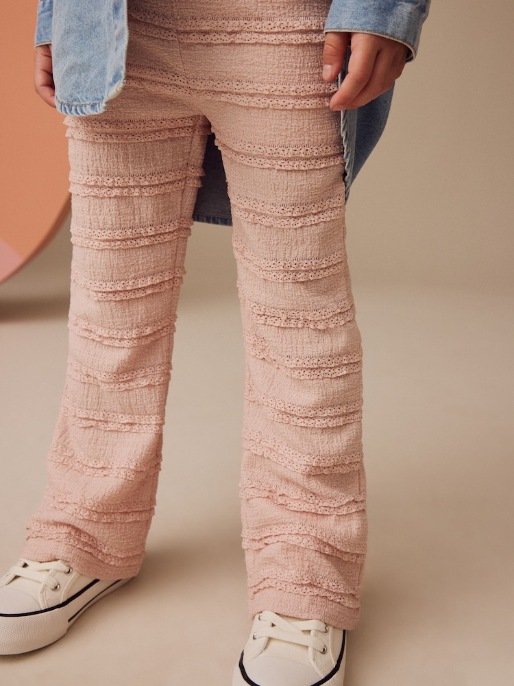 Pink Frill Flared Trousers (3-16yrs) - Image 1 of 7