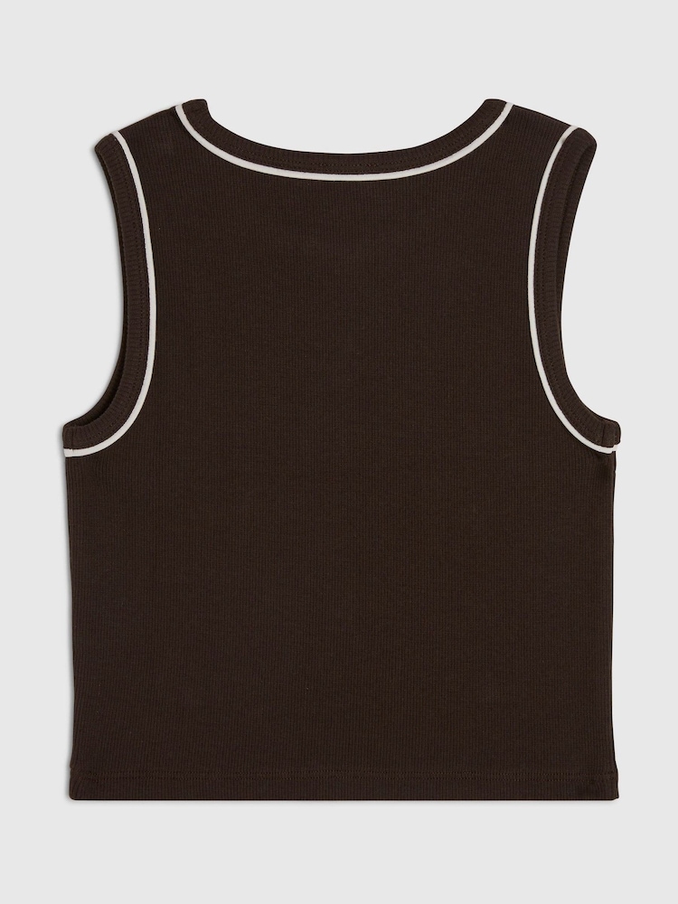 River Island Ribbed Charm Tank - 画像 2 / 4