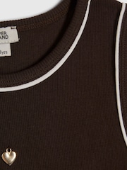 River Island Ribbed Charm Tank - 画像 3 / 4