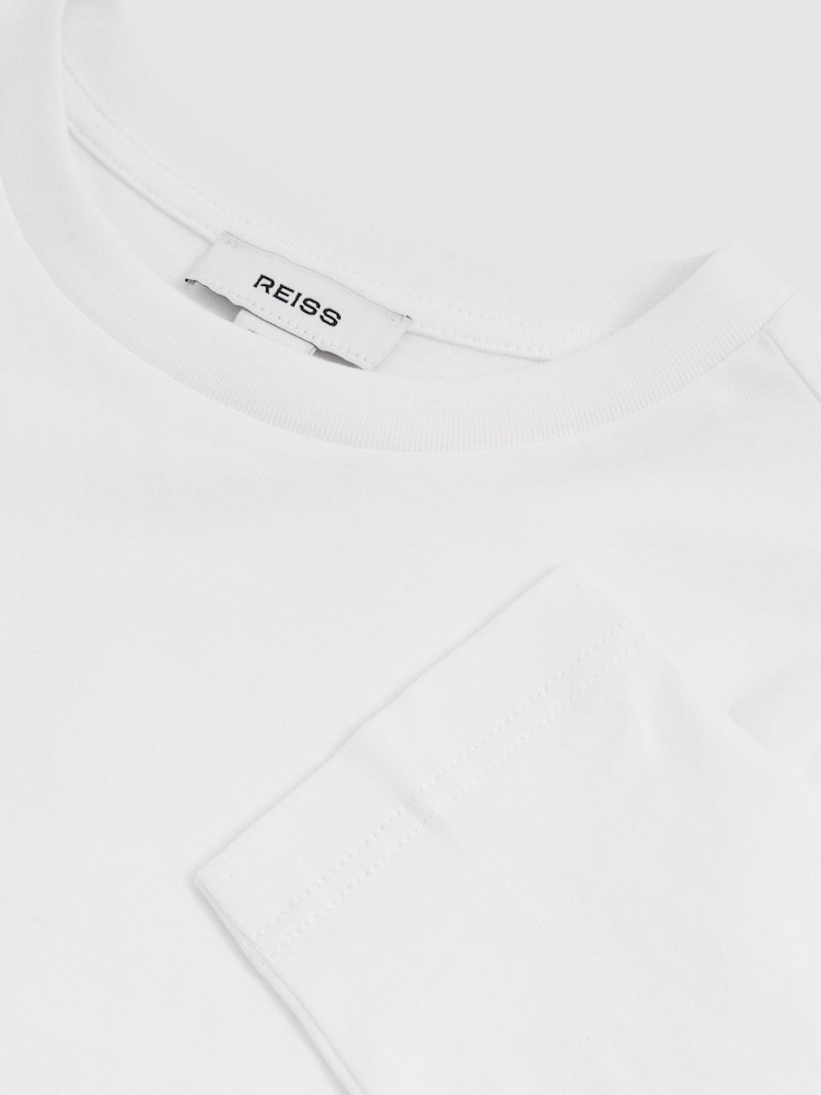 Reiss Fort 3 Pack Cotton-Jersey Long-Sleeve T-Shirts 3 Pack - Bild 4 von 4