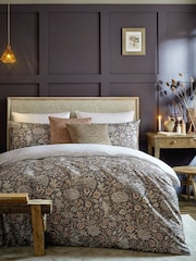 William Morris At Home Heather Double Bough Duvet Cover and Pillowcase Set - Image 1 of 6