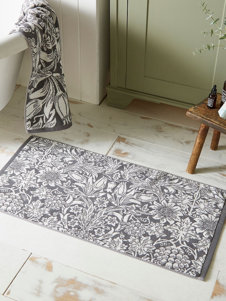 William Morris At Home Iron Sunflower Bath Mat - Image 1 of 4