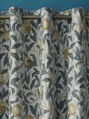 William Morris At Home Mineral Bird And Pomegranate Blackout Eyelet Curtains - Image 3 of 3