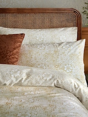 William Morris At Home Set of 2 Honey Marigold Pillowcases - Image 1 of 4
