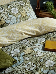 William Morris At Home Olive Green Compton Duvet Cover and Pillowcase Set - Image 2 of 5