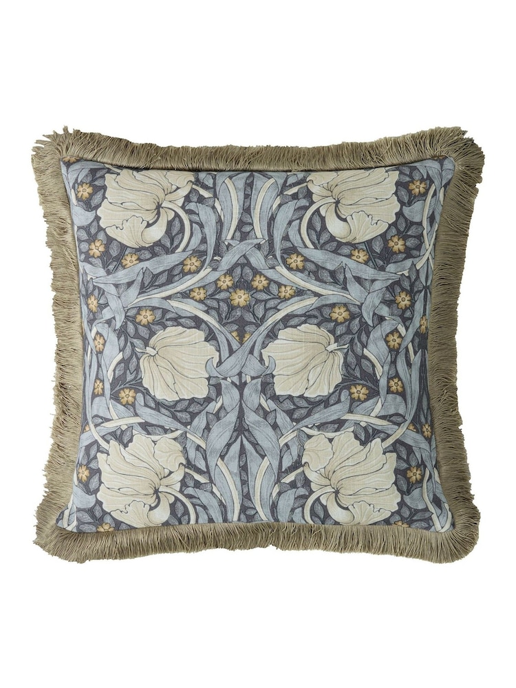 William Morris At Home Ink Pimpernel Cushion - Image 1 of 4