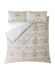 William Morris At Home Hessian Strawberry Thief Duvet Cover and Pillowcase Set - Image 5 of 6