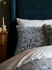 William Morris At Home Set of 2 Ink Sunflower Pillowcases - Image 2 of 4