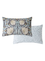 William Morris At Home Indigo Pimpernel Duvet Cover and Pillowcase Set - Image 6 of 6