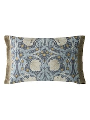 William Morris At Home Ink Blue Pimpernel Cushion - Image 1 of 4