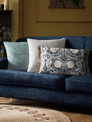 William Morris At Home Ink Blue Pimpernel Cushion - Image 4 of 4