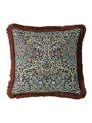William Morris At Home Midnight Blackthorn Cushion - Image 1 of 4