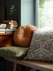 William Morris At Home Midnight Blackthorn Cushion - Image 4 of 4