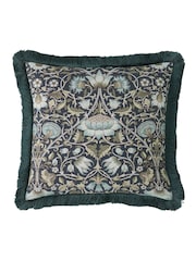 William Morris At Home Blue Lodden Cushion - Image 3 of 4