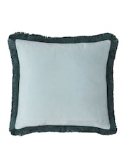 William Morris At Home Blue Lodden Cushion - Image 4 of 4