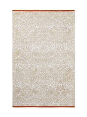 William Morris At Home Linen Rust Strawberry Thief Towel - Image 3 of 4