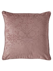 William Morris At Home Tea Rose Strawberry Thief Embossed Cushion - Image 1 of 4
