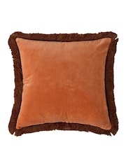 William Morris At Home Blue Strawberry Thief Cushion - Image 4 of 4
