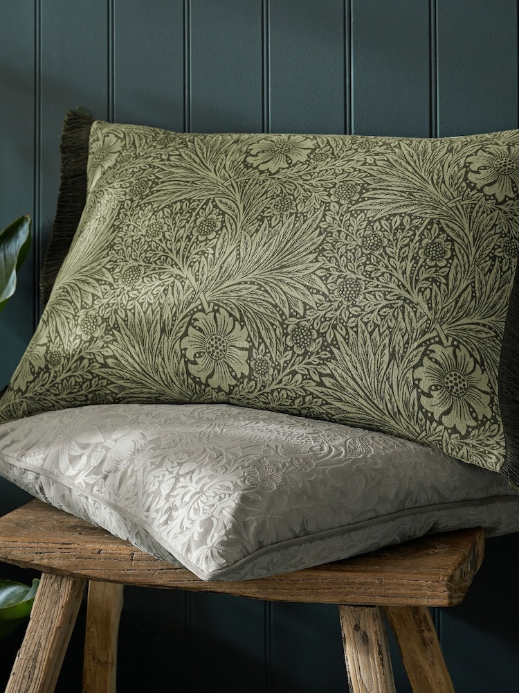 William Morris At Home Olive Margold Cushion - Image 1 of 4 William Morris At Home Olive Margold Cushion - Image 1 of 4