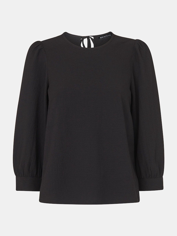 Whistles Zenni Black Blouse - Image 5 of 5