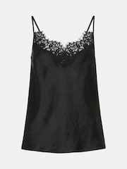 Schwarz - Whistles – Camisole-Oberteil mit Spitzenbesatz - Bild 5 von 5