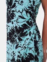 Whistles Oversized Blue Pansy Lori Dress - Image 5 of 6