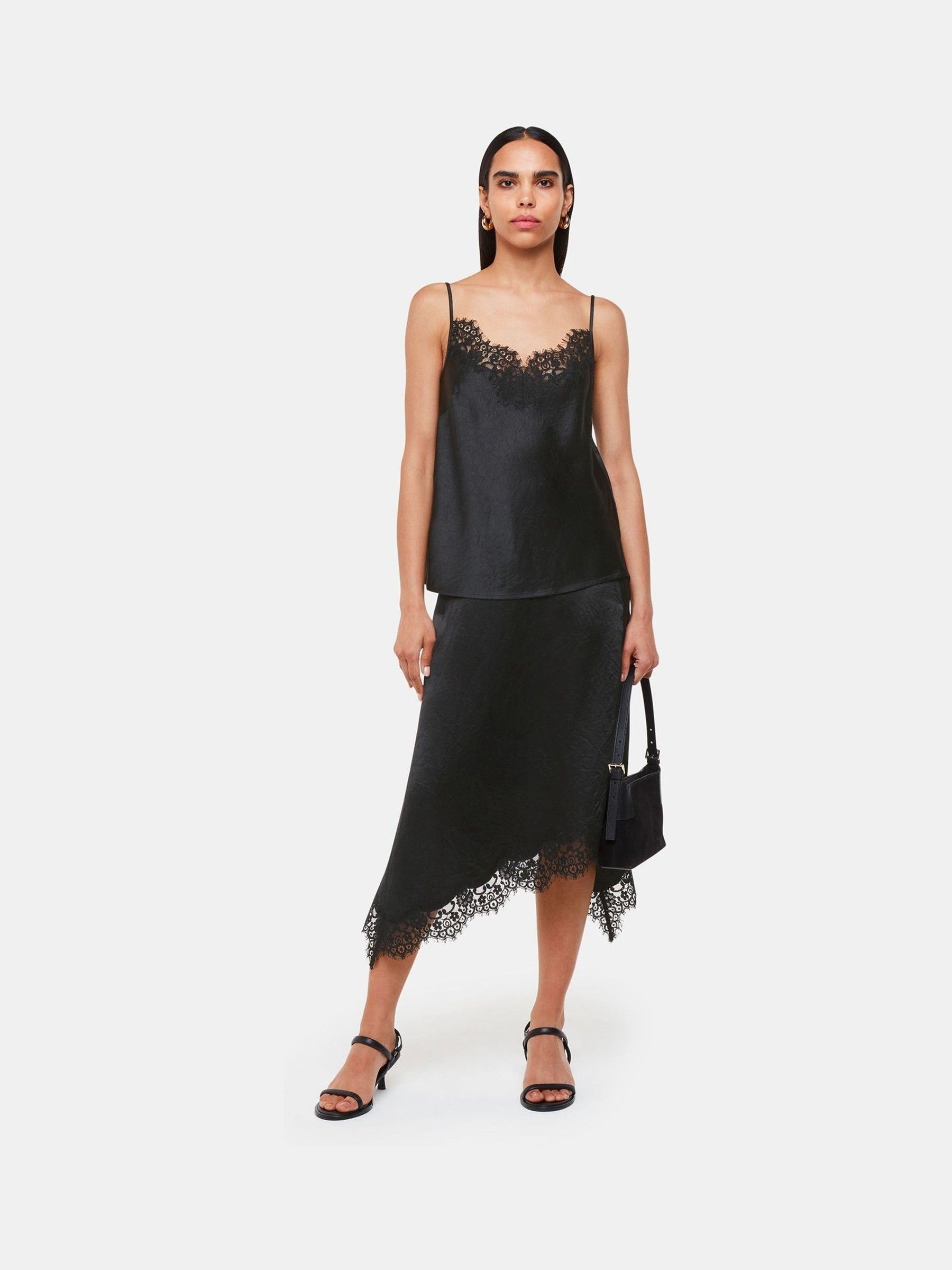 Whistles black lace dress cheap