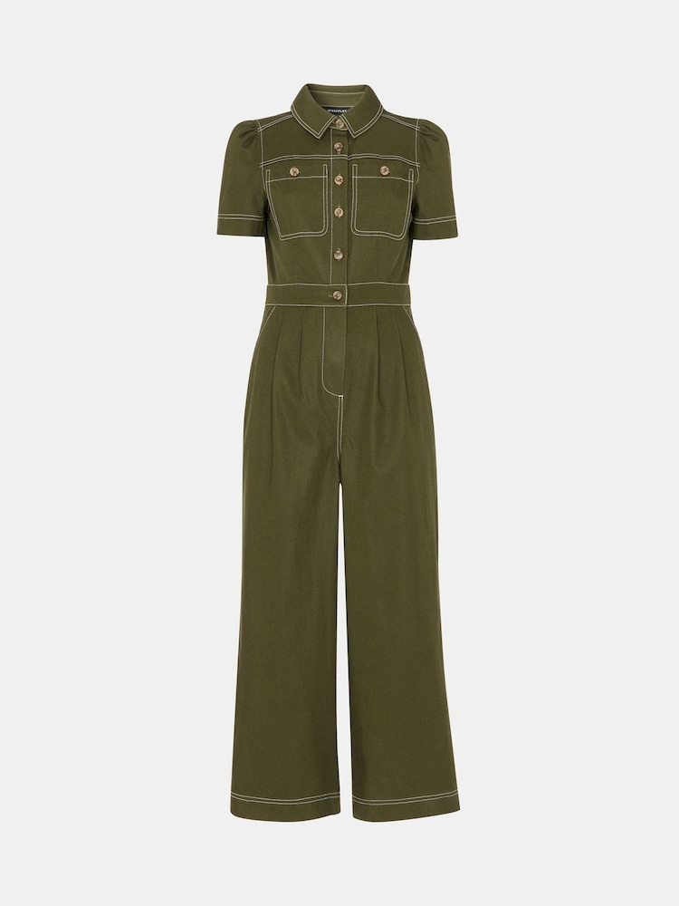 Whistles Green Della Jumpsuit - Imagen 5 de 5