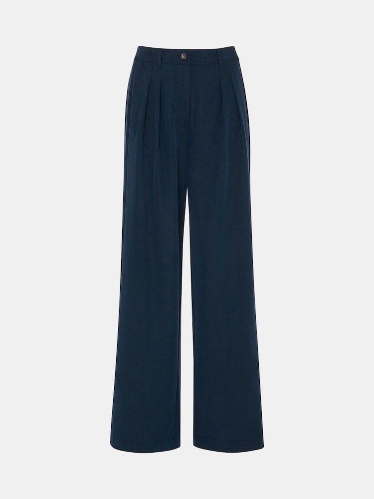 Whistles Blue Joss Tailored Trousers - Image 6 of 6 Whistles Blue Joss Tailored Trousers - Image 6 of 6