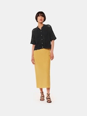 Whistles Black Crochet Knitted 100% Cotton Shirt - Image 3 of 4