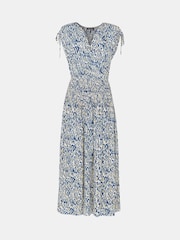 Whistles White Petite Flaming Leopard Print Dress - Image 5 of 5