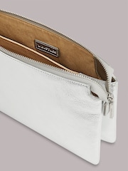 Whistles Whistles Silver Elita Double Pouch Clutch Bag - Bild 3 von 5