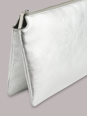 Whistles Whistles Silver Elita Double Pouch Clutch Bag - Bild 4 von 5