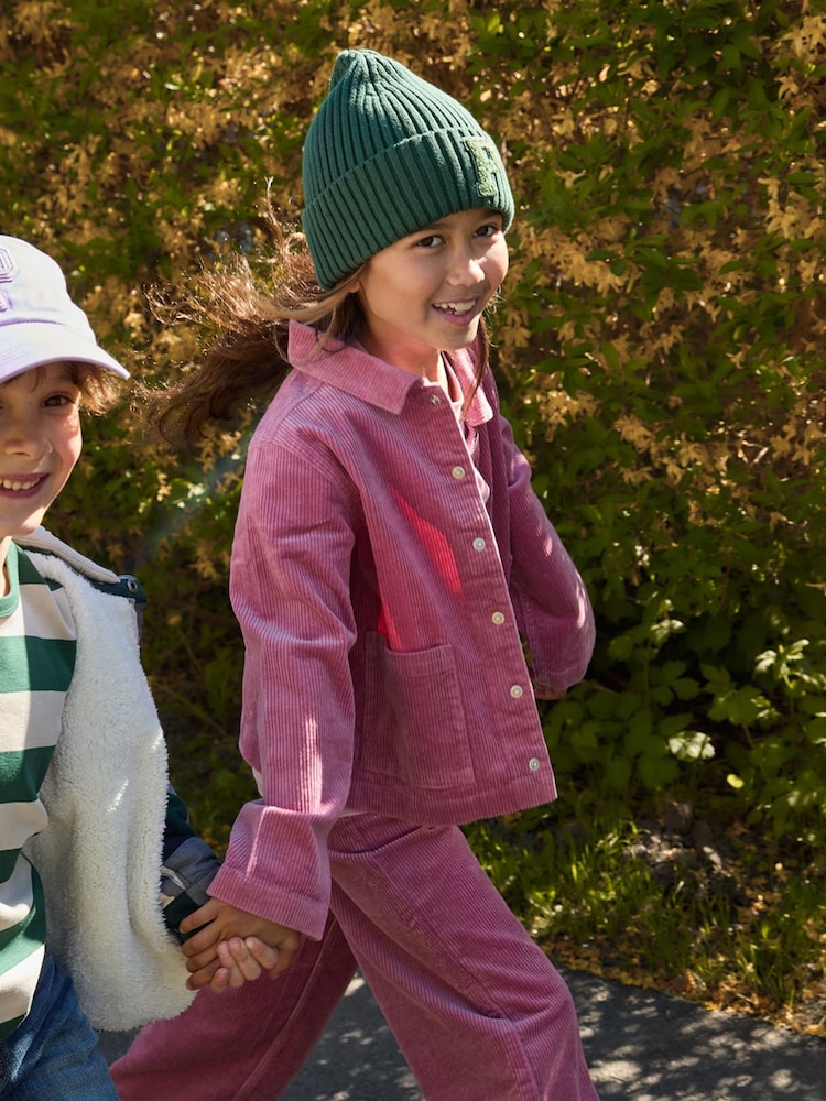 Polarn O. Pyret Pink Corduroy Jacket - Image 6 of 7